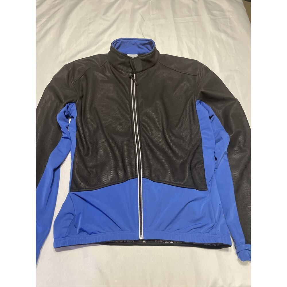 Maks Bike Wear Jacket Black/Blue Size L